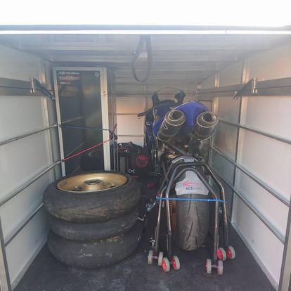 La remorque pour les motos de Piste