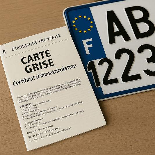 Immatriculation remorque en 750KG