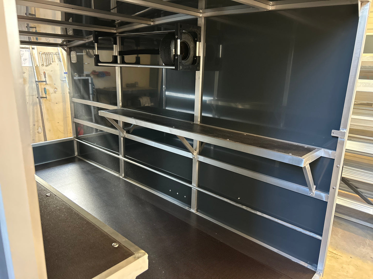 Rack transport pneus de karting.